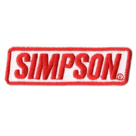 【メール便可】ワッペン #0231 SIMPSON BAR (7.5x2.2cm) / 手芸 パッチ シンプソン カスタム モーター 車 バイク アメリカン雑貨