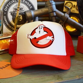 アメリカン メッシュキャップ GHOSTBUSTERS（RED ） / ゴーストバスターズ メンズ レディース ファッション 帽子 アメリカン雑貨 CHOPPERS