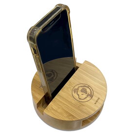 ニッパー 円形 スマホ・スタンド＆スピーカー（ナチュラル) / VICTOR NIPPER 正規ライセンス商品