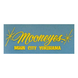 ステッカー MOON City YOKOHAMA 抜きデカール [DM089-YE] イエロー ムーンアイズ MOONEYES アメリカン雑貨