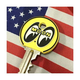 【メール便可】ムーンアイズ キーキャップ [イエロー] 1つ / キーカバー MOONEYES アイボール アメリカン雑貨
