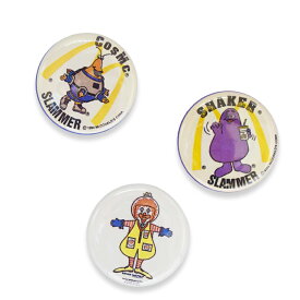 【メール便送料無料】アメリカな缶バッチ3個SET D / 缶バッジ 直径3cm アメリカン雑貨