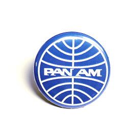 缶バッチ #CB018 PANAM パンナム アメリカン雑貨 缶バッジ