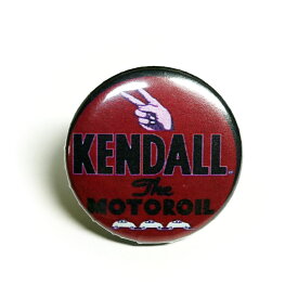 缶バッチ #CB043 KENDALL The MOTOROIL アメリカン雑貨 缶バッジ