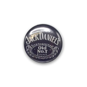 �ʃo�b�` #CB068 JACKDANIELS �W���b�N�_�j�G��/ �ʃo�b�W ���a3cm �A�����J���G��