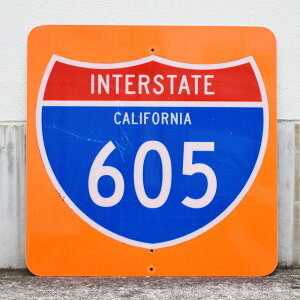 yINTERSTATE CALIFORMIA Be[WŔz[hTC JtHjA 605 / nCEFC WŔ TCv[g K[W CeA vintage USAA No.10 AJG CHOPPERS