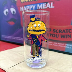 70's マクドナルド メイヤー・マックチーズ グラス コップ / ヴィンテージ USA McDonald's Collector Series R8MC4 アメリカ雑貨
