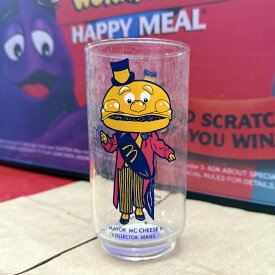 70's マクドナルド メイヤー・マックチーズ グラス コップ / ヴィンテージ USA McDonald's Collector Series R8MC5 アメリカ雑貨