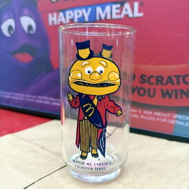 70's マクドナルド メイヤー・マックチーズ グラス コップ / ヴィンテージ USA McDonald's Collector Series R8MC7 アメリカ雑貨