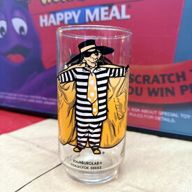 70's マクドナルド ハンバーグラー グラス コップ / ヴィンテージ USA McDonald's Collector Series R8MC8 アメリカ雑貨