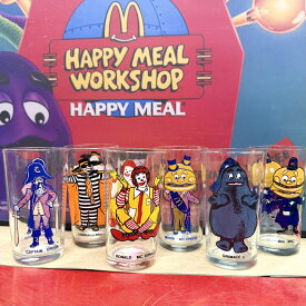 70's 初期 McDonald's Collector Series グラス 6種 コンプリートセット / マクドナルド ヴィンテージ USA コレクターズグラス