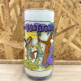 90's フリントストーン グラス [Snorkasaurus] THE FLINTSTONES ヴィンテージ コップ / USA ハンナ・バーベラ キャラクター ガラス 食器 アメリカ雑貨 インテリア