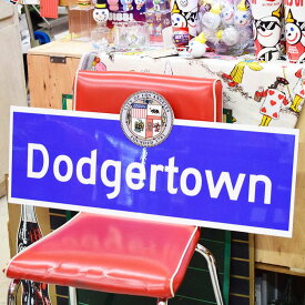 Dodgertpwm ストリートサイン ロードサイン / ヴィンテージ 看板道路標識 ガレージ インテリア アメリカン雑貨 オリジナル