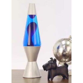 [2118] ラバライト Lava Light Lamp ラバランプ / Purple Wax Blue Liquid Silver Base