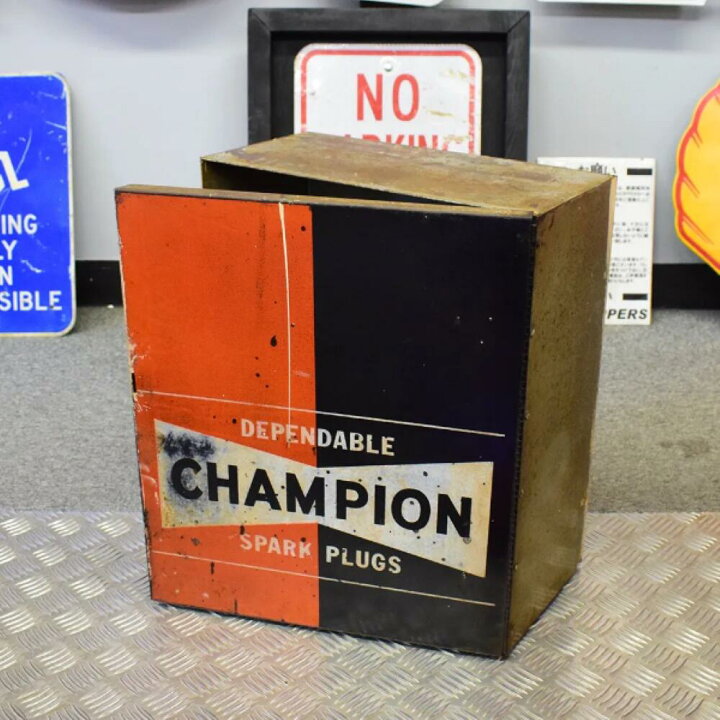 楽天市場】【CHAMPION SPARK PLUGS】vintage plug cabinet プラグ 