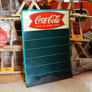 �yCoca-Cola�z60's Menu Board Sign �Ŕ� / Vintage �R�J�E�R�[�� ���j���[�{�[�h �K���[�W �A�����J���G��
