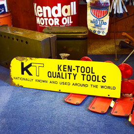 【KEM-TOOL ヴィンテージ看板 】/ ケンツール 工具ガレージサイン 壁掛け アメリカン雑貨