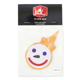 【メール便可】エアフレ Jack in the Box ジャックインザボックス (香り：NEW CAR) / 芳香剤 吊り下げ エアフレッシュナー Air Freshener カーフレッシュナー アクセサリー アメリカン雑貨