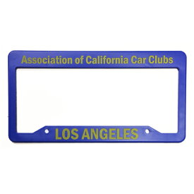 California Car Club ライセンスフレーム [ブルー] ナンバープレート アメリカン雑貨