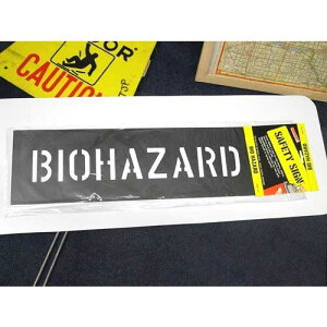 ステンシルプレート / BIOHAZARD バイオハザード HANSON stencils アメリカン雑貨