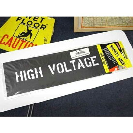 ステンシルプレート / HIGH VOLTAGE 高電圧 HANSON stencils アメリカン雑貨