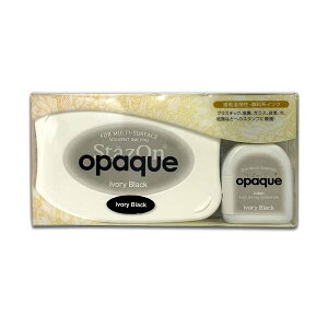 yǐՃ[։zTSUKINEKO(cLlR) StazOn opaque [Ivory Black] / sŃCN XeCYI XeVX^v CN nR AJG AJG