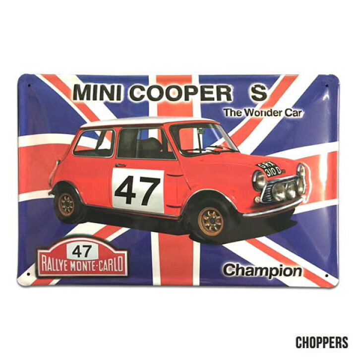 楽天市場】エンボス看板 【MINI COOPER】/ ミニ クーパー メタル 