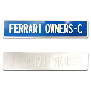 FERRARI OWNERS CLUB �t�F���[�� �I�[�i�[�Y�N���u �T�C�� �Ŕ� �G���{�X�T�C�� �A�����J���G�� �A���G