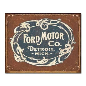 Ford - Historic Logo フォード モーター (1707) ブリキ看板 ティンサインプレート アメリカン雑貨