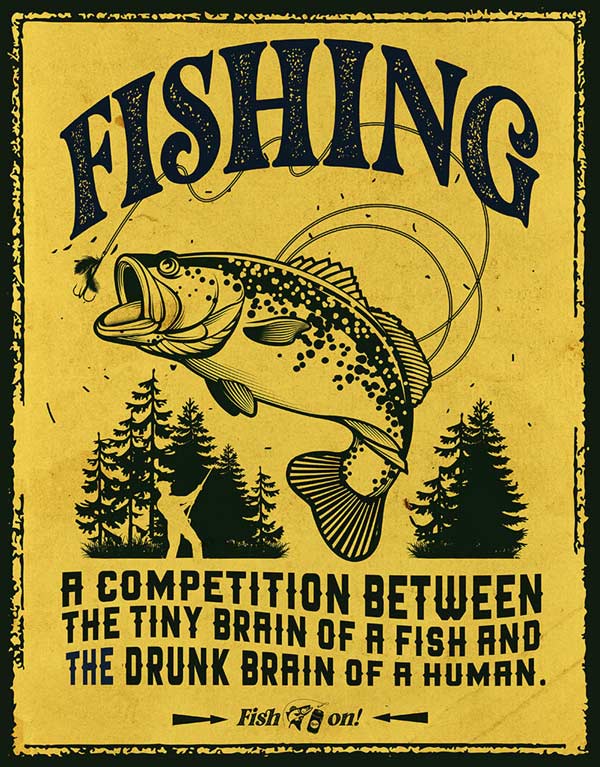 FISHING (2656) ブリキ看板 ティンサインプレート アウトドア