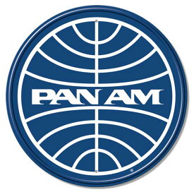 PANAM　パンナム (2694) アルミ看板 ティンサインプレート ラウンドサイン アメリカン雑貨 ガレージ アメ雑