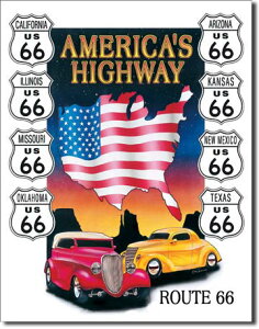 Rte66-America's Highway (605) �u���L�Ŕ� �e�B���T�C���v���[�g �A�����J���G��