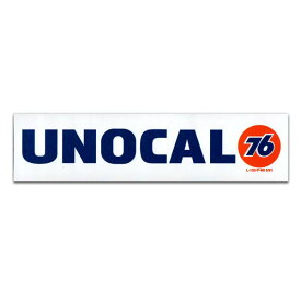 [メール便可] ステッカー #088 UNOCAL76 ユノカル (15.2x3.8cm) アメリカン雑貨