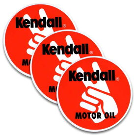 ステッカー 3枚セット Kendall #63 ケンドル アメリカン雑貨