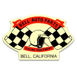 �y���[���։z�X�e�b�J�[#042 BELL FLAG (10.2x6.5cm) / �x�� �t���b�O ���[�^�[�T�C�N���n �A�����J���G��