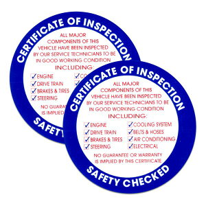 �y���[���։zAMERICA�����p�X�e�b�J�[ SAFETY CHECKED ���\�� [BL] 2���Z�b�g / USDM �����W�� �_�C�J�b�g �J�X�^���� �s���X�g���C�v �Ԍ� �A�����J���G��
