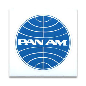 y[։zXebJ[#068 PANAM (6.4x6.4cm) / pi PAN AMERICAN AIR NEWcJx[Xn mX^WbN AJG