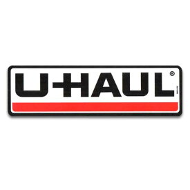 【メール便可】ステッカー#052 U-HAUL (12x3.5cm) / U-ホール アメリカン雑貨