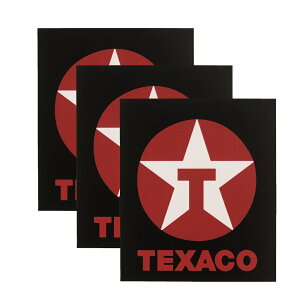 �y���[���։z�X�e�b�J�[#103 TEXACO 3���Z�b�g (7.5x9.0cm) / �e�L�T�R �A�����J���G��