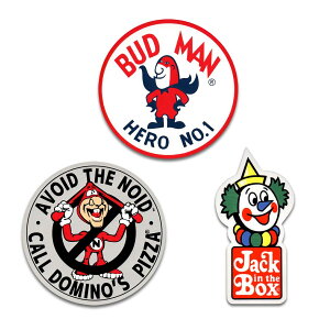 �y���[���։zBUDMAN BUDWEISER �X�e�b�J�[���C�� �A�\�[�g3���Z�b�g#7 (8.5x8.5cm) / �o�h���C�U�[ �o�h�}�� �A�����J���G��
