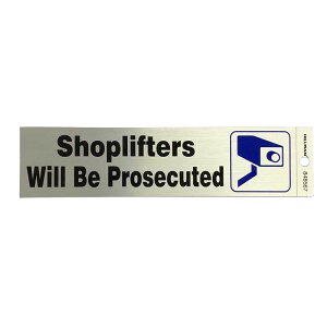 y[։zSign Sticker [Shoplifters Will Be Prosecuted (͋Ni܂)] / TCXebJ[ AJG