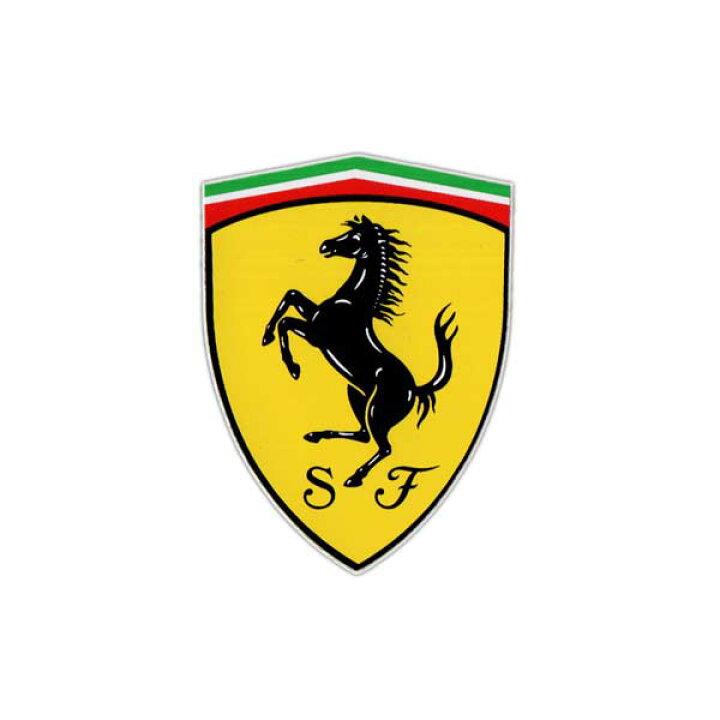 楽天市場】フェラーリ オフィシャル ステッカー [シールドS] Ferrari 