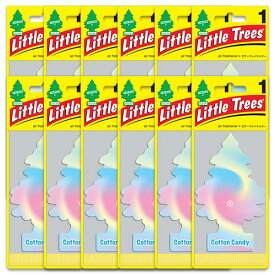 [メール便送料無料] 20.【Cotton Candy (コットンキャンディー)】Little Trees 12個set / エアフレ 芳香剤 エアフレッシュナー 吊り下げ リトルツリー アメリカン雑貨