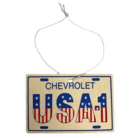 【メール便可】エアフレ CHEVROLET USA-1 (香り：マウンテンベリー) / シボレー 芳香剤 吊り下げ エアフレッシュナー Air Freshener カーフレッシュナー アクセサリー アメリカン雑貨