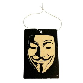 【メール便可】エアフレ ANONYMOUS アノニマス (香り：ブラックアイス) / 芳香剤 吊り下げ エアフレッシュナー Air Freshener カーフレッシュナー アクセサリー アメリカン雑貨