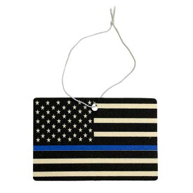 【メール便可】エアフレ USA FLAG 星条旗 シンブルーライン (香り：マウンテンベリー) / 芳香剤 吊り下げ エアフレッシュナー Air Freshener カーフレッシュナー アクセサリー アメリカン雑貨