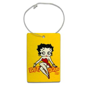 【メール便可】エアフレ ベティ エアフレッシュナー YELLOW BETTY BOOP (香り：ベリー) / 芳香剤 吊り下げ エアフレッシュナー Air Freshener カーフレッシュナー アクセサリー アメリカン雑貨