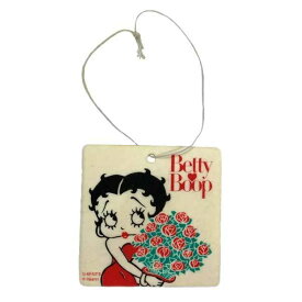 【メール便可】エアフレ ベティ エアフレッシュナー SQUARE BETTY BOOP (香り：ベリー) / 芳香剤 吊り下げ エアフレッシュナー Air Freshener カーフレッシュナー アクセサリー アメリカン雑貨