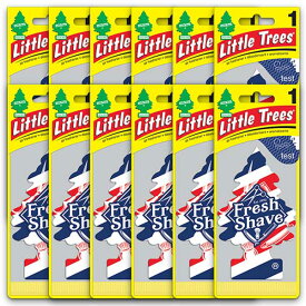 【メール便送料無料】5.Fresh Shave (フレッシュシェイブ)Little Trees 12個set / エアフレ 芳香剤 エアフレッシュナー 吊り下げ リトルツリー アメリカン雑貨