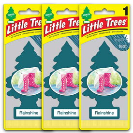 【メール便送料無料】19.Rainshine (レインシャイン)Little Trees 3個set / エアフレ 芳香剤 エアフレッシュナー 吊り下げ リトルツリー アメリカン雑貨